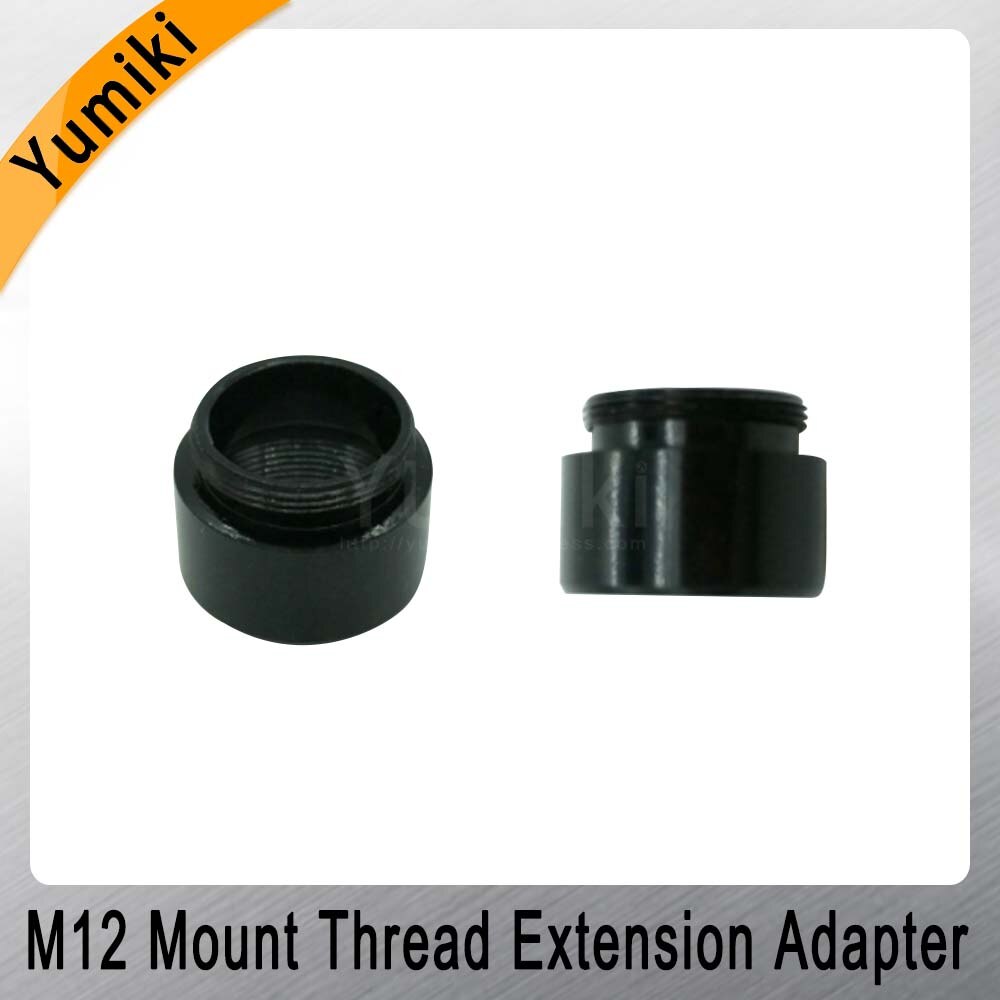 Yumiki 2pcs/lot Mount Thread Extension Adapter Zinc Alloy Extender M12 Lens Extension Ring for MTV Interface CCTV Lens