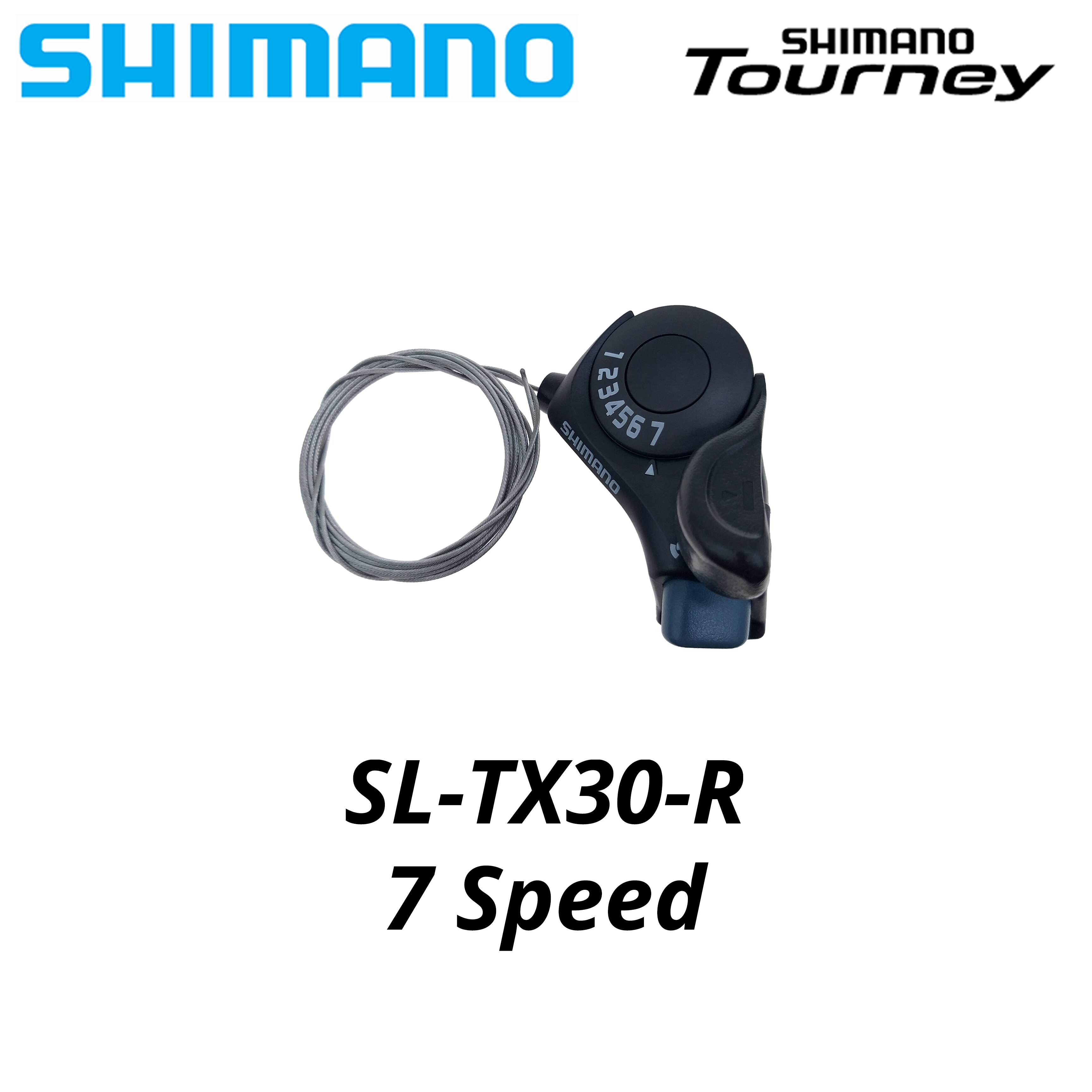 Shimano tourney sl  tx30 cykel gearstang 6 7s 18 21 speed  tx30 shifters indre gearkabel medfølger: Højre 7 hastighed
