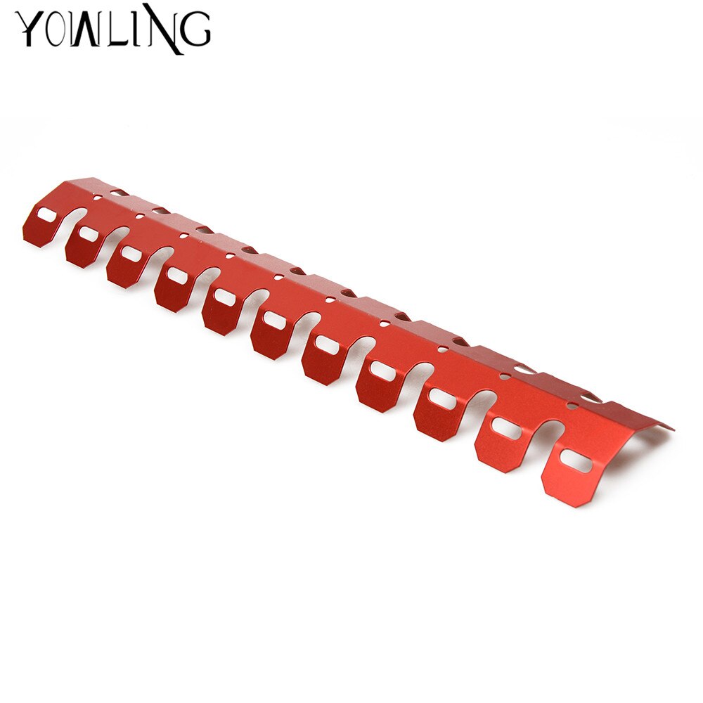 YOWLING Dirt Motorcycle Exhaust Muffler Pipe Leg Protector Heat Shield Cover For KTM 400 450 530 525 EXC 690 Enduro 625 SMC: 490mm red