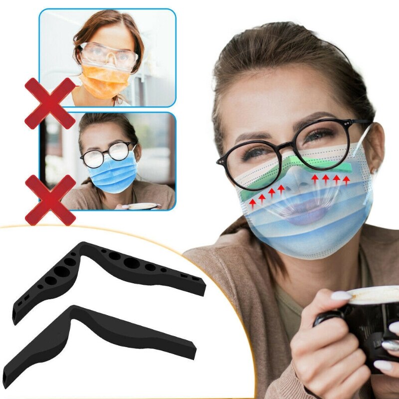 5Pcs Fog Gratis Accessoire Neusbrug Voor Maskers Voorkomen Brillen Beslaan Voor Mannen Vrouwen 6 Kleuren