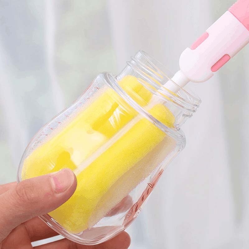 7 Teile/satz Flasche Schwamm Reinigung Pinsel Pinsel einstellen dauerhaft Bequeme Reinigung Pinsel Werkzeug Herramientas De Pincel