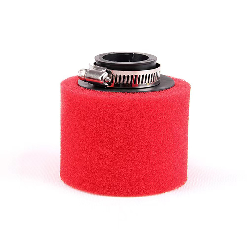 Filtro de aire de espuma roja, esponja limpiadora de 35mm, 38mm, 42mm, 45mm y 48mm para ciclomotor, Scooter, Dirt Pit Bike y motocicleta