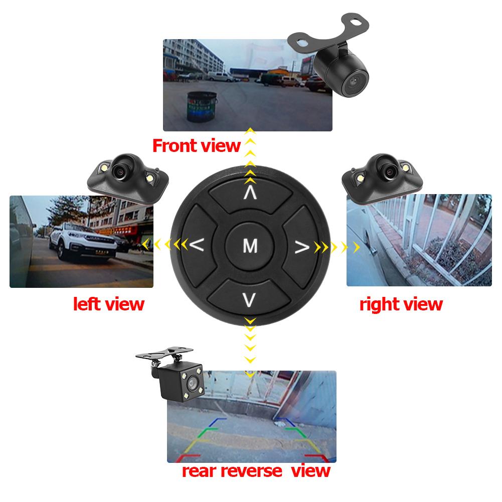 Système de vue d'oiseau de 360 degrés 4 caméra panoramique intelligente DVR enregistrement système de stationnement caméra de recul accessoires de sécurité du véhicule