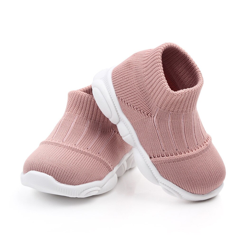 JAYCOSIN Baby Sneakers Mode Kinderen Platte Schoenen Infant Kids Baby Meisjes Jongens Solid Stretch Mesh Sport Run Sneakers Schoenen