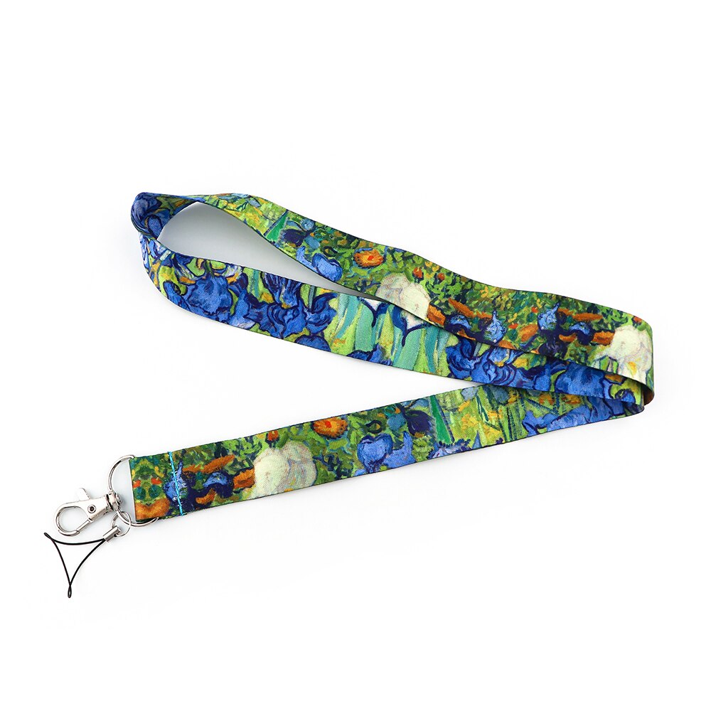 CB101 Mode Bloemen Lanyard Credit Card Id Houder Tas Student Vrouwen Bank Bus Visitekaartje Cover Badge: 4