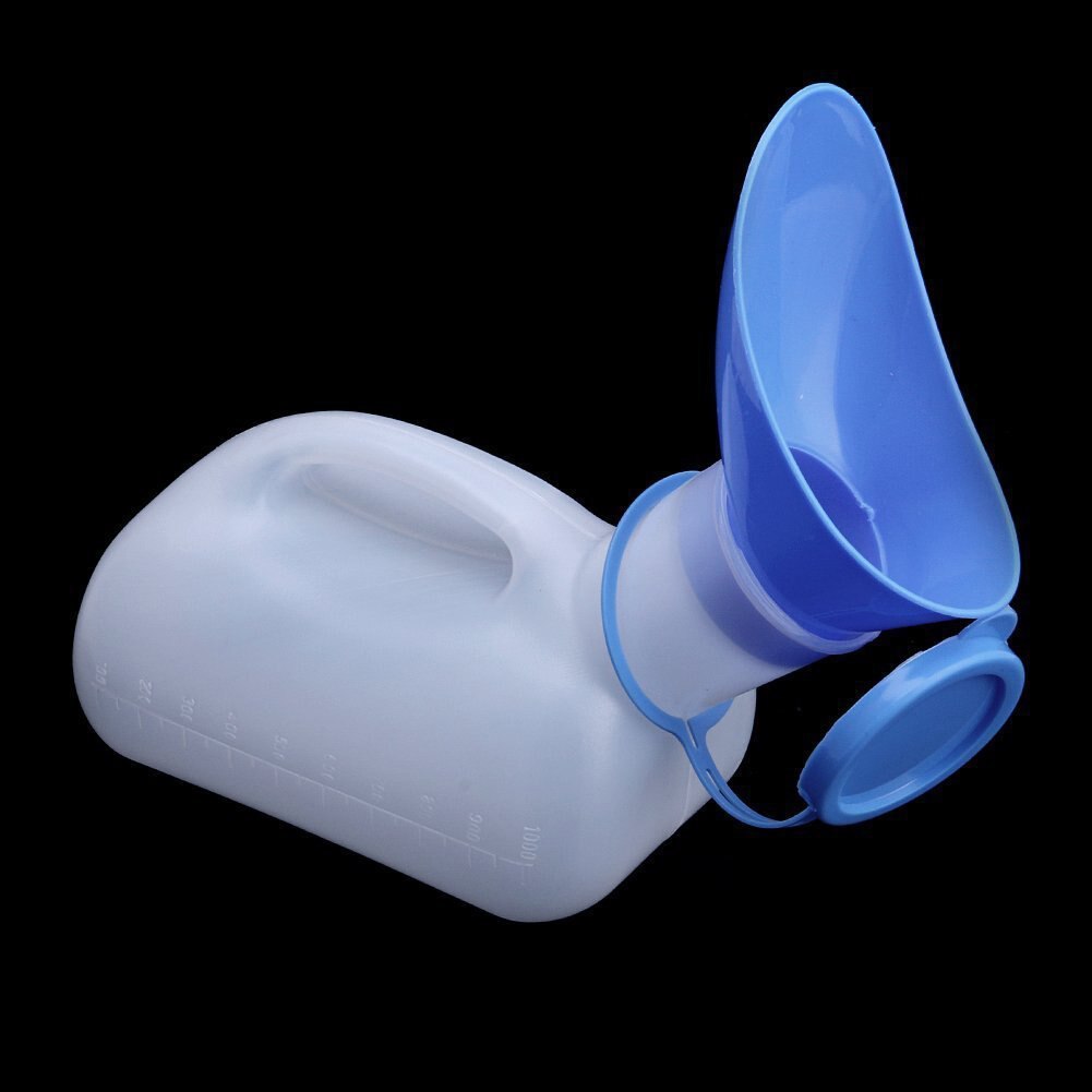Toilette per orinatoio portatile in plastica auto orinatoio campeggio aiuto di salvataggio bottiglia campeggio elementi esterni portatili per Unisex
