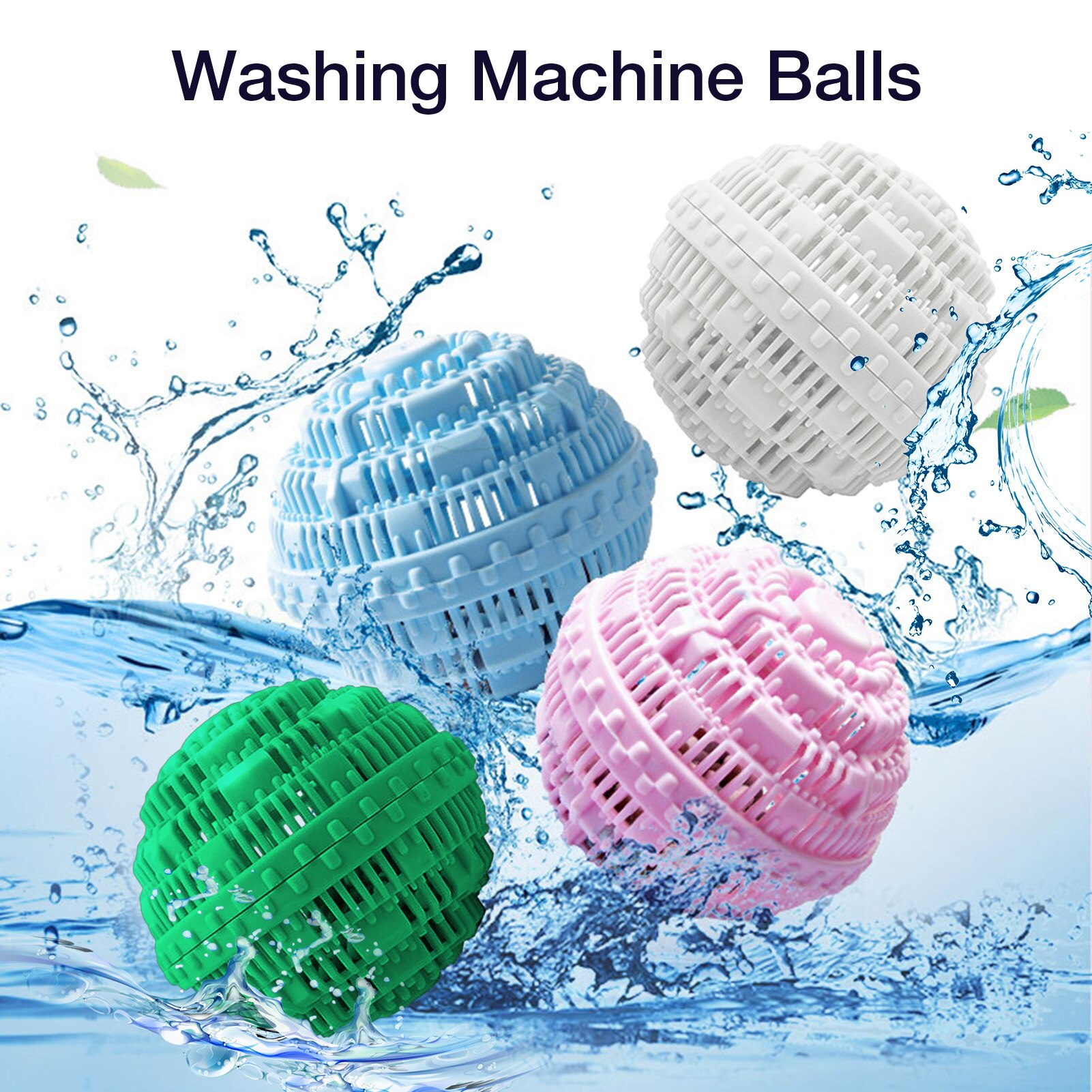 Reusable Laundry Cleaning Ball Prevent Clothing Tangles Washing Machine Balls Large Magic Decontamination Silicone Cleaning Ball