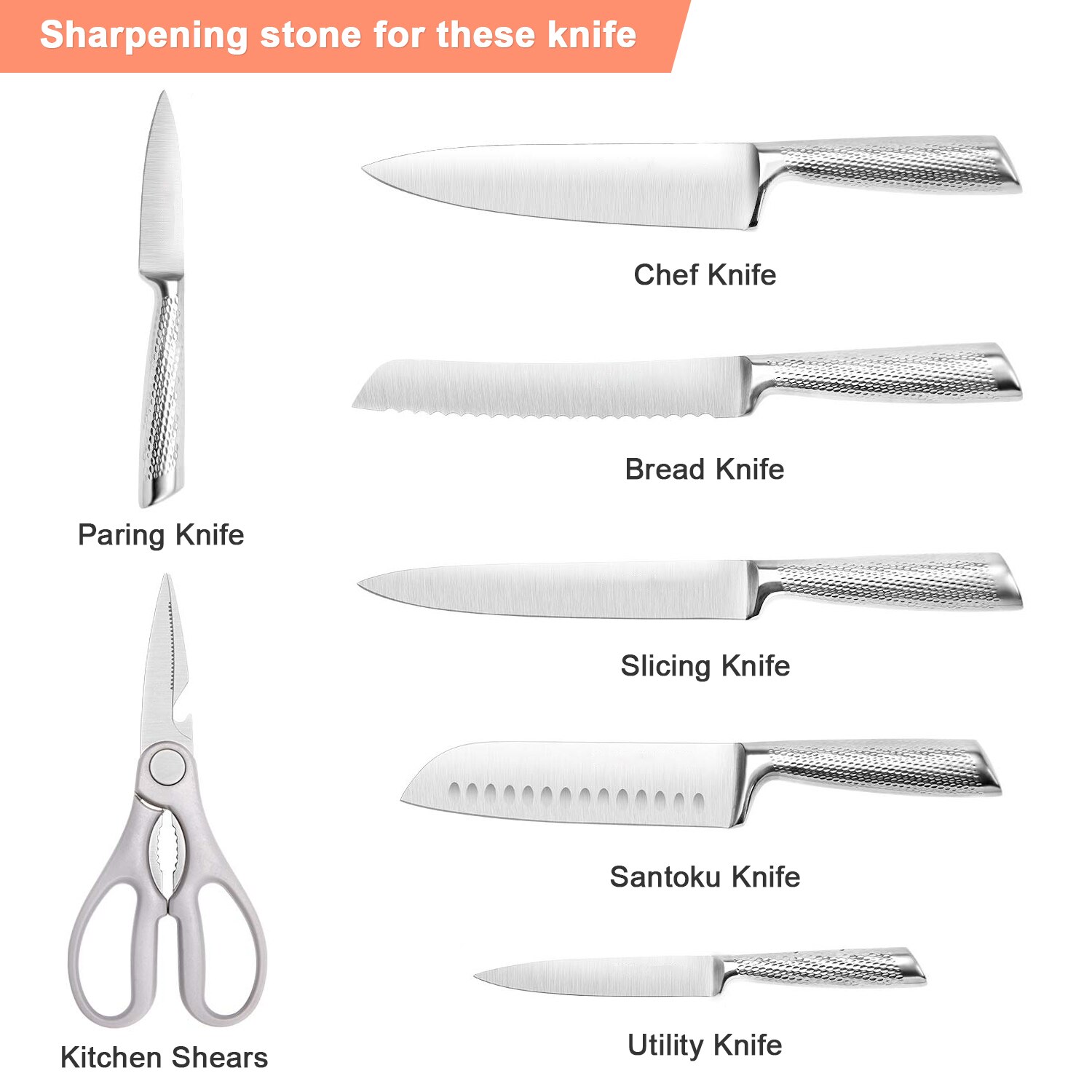 Whetstone Kitchen Knife Sharpener Grindstone Japanese Sharpening Stone For All Knives White Corundum Waterstones