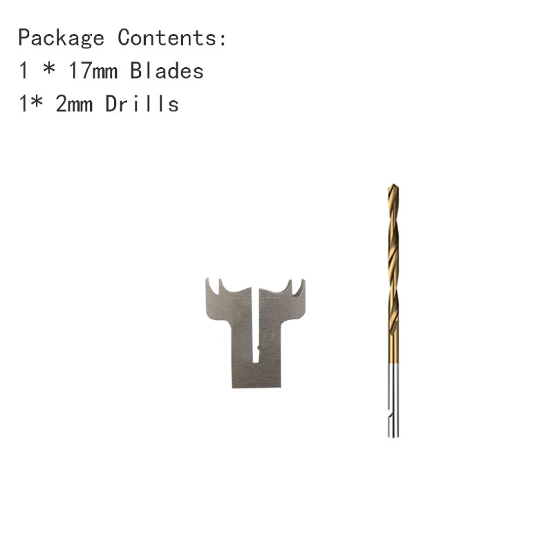 Prämie Finger Ring Bohrer Hartmetall Klingen griff Bohrer Holz Fräser Ring bilden Werkzeug DIY 24/26/28mm: Ring17mm