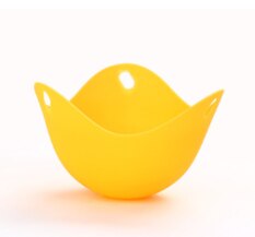 K-STAR in camicia commestibile Silicone uovo piroscafo uovo bracconiere cuocere baccelli baccelli grado alimentare pentole da cucina in Silicone: yellow