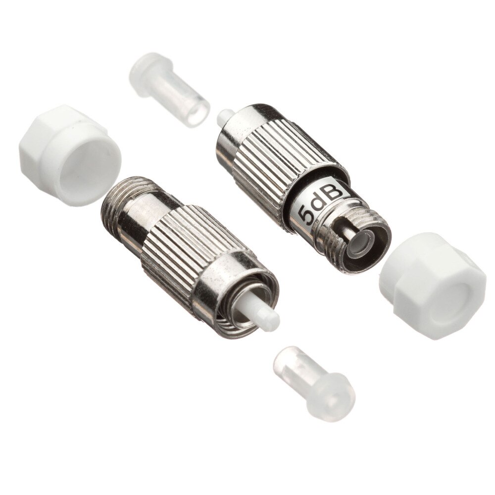 High endurance5 PCS 5dB FC UPC Fiber Optical Plug Attenuator (assume male to female, Single Mode