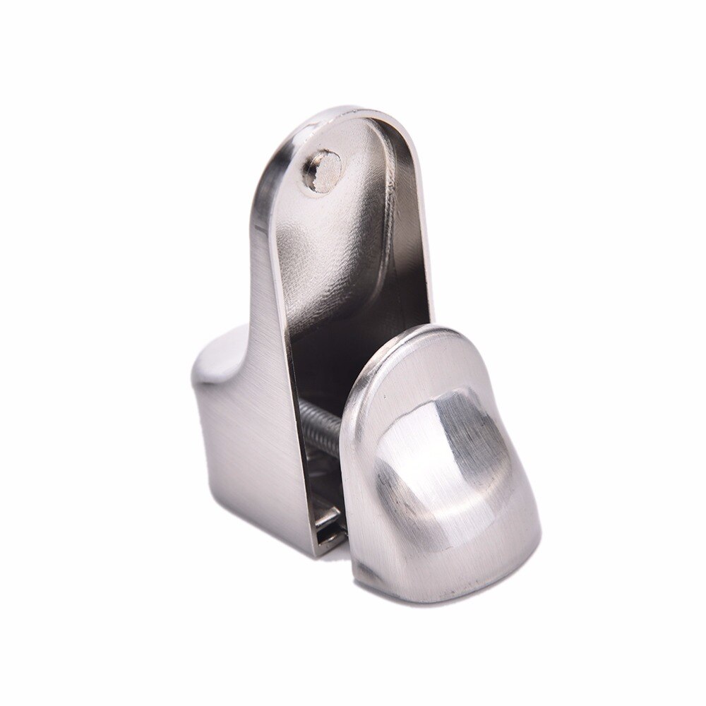 Glashylde metal justerbart beslag beslag monteret glasplade holder holder støtte klemme poleret krom