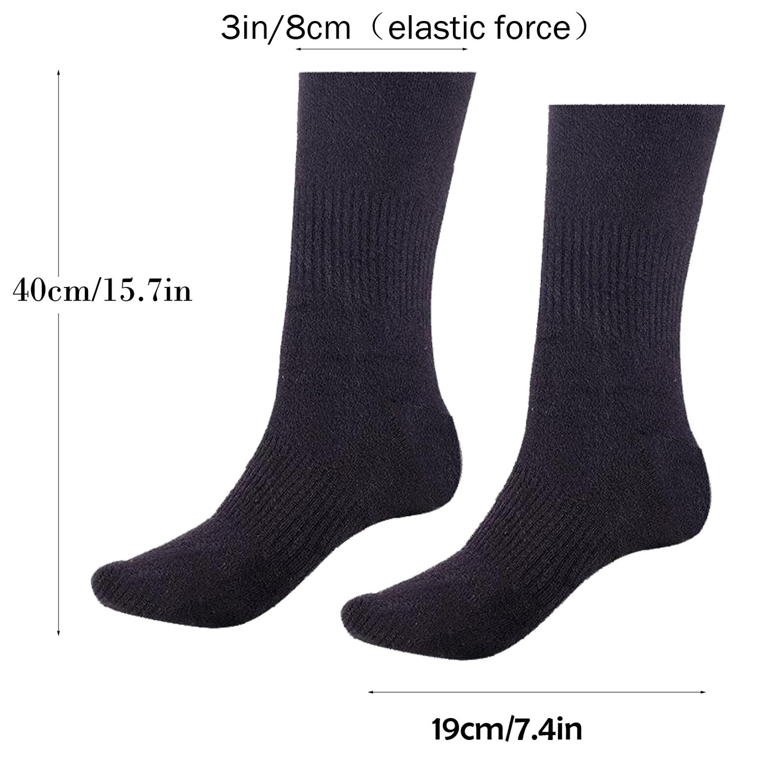 Calcetines eléctricos con calefacción Algodón térmico para hombre y mujer, calcetines deportivos de esquí, calentador de pies para invierno, calcetín eléctrico con batería