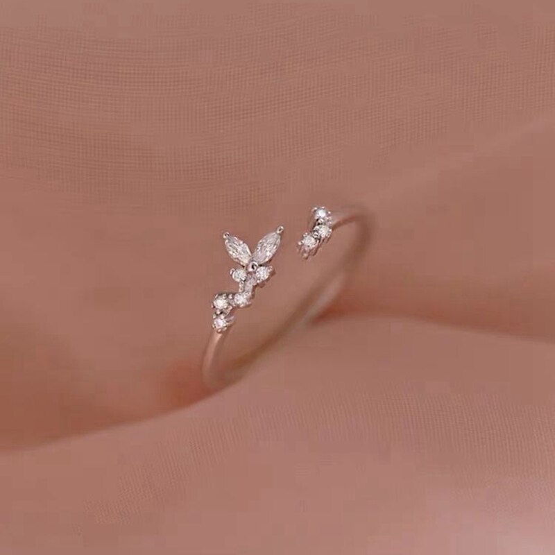 NicoWerk SRI995 Zilveren ring voor dames, cut out van 925 sterling