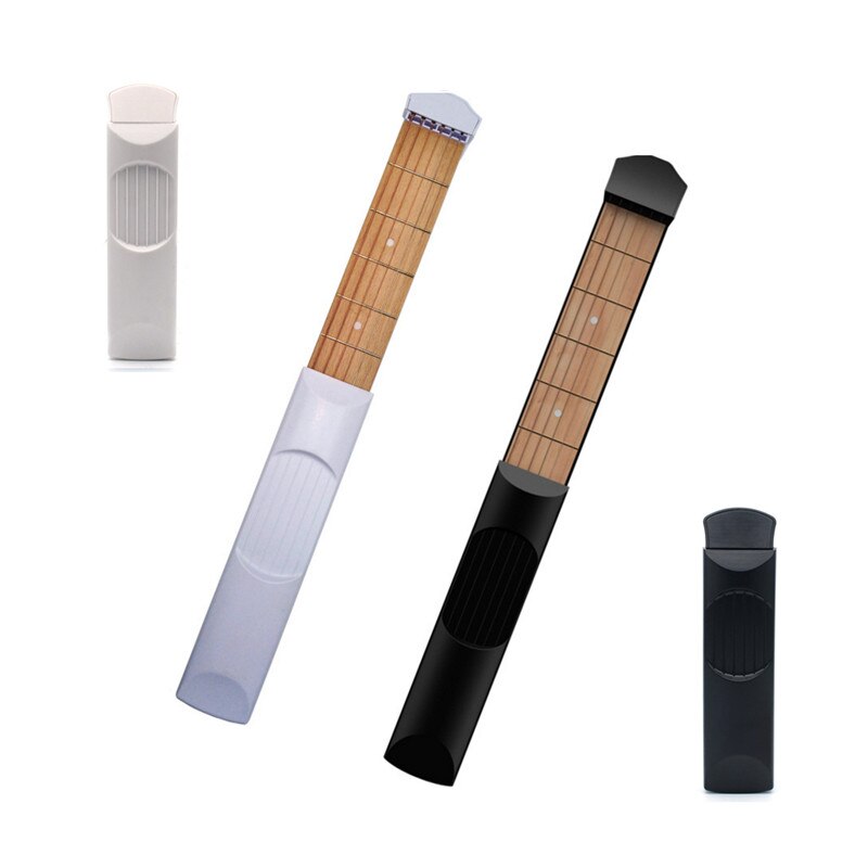 Gitara kieszonkowa przenośna mały 6 podstrunnica modelu narzędzie robić ćwiczeń dla początkujących