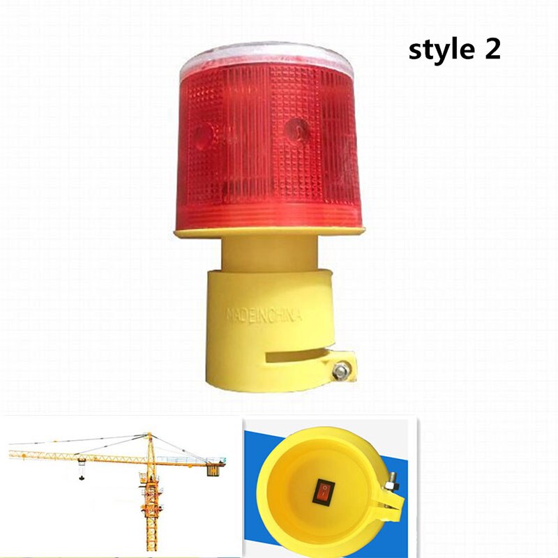 Lumiparty soldrevet trafikk advarsel lys ledet pære lampe til byggeplass havn veien nødbelysning: Modell 2