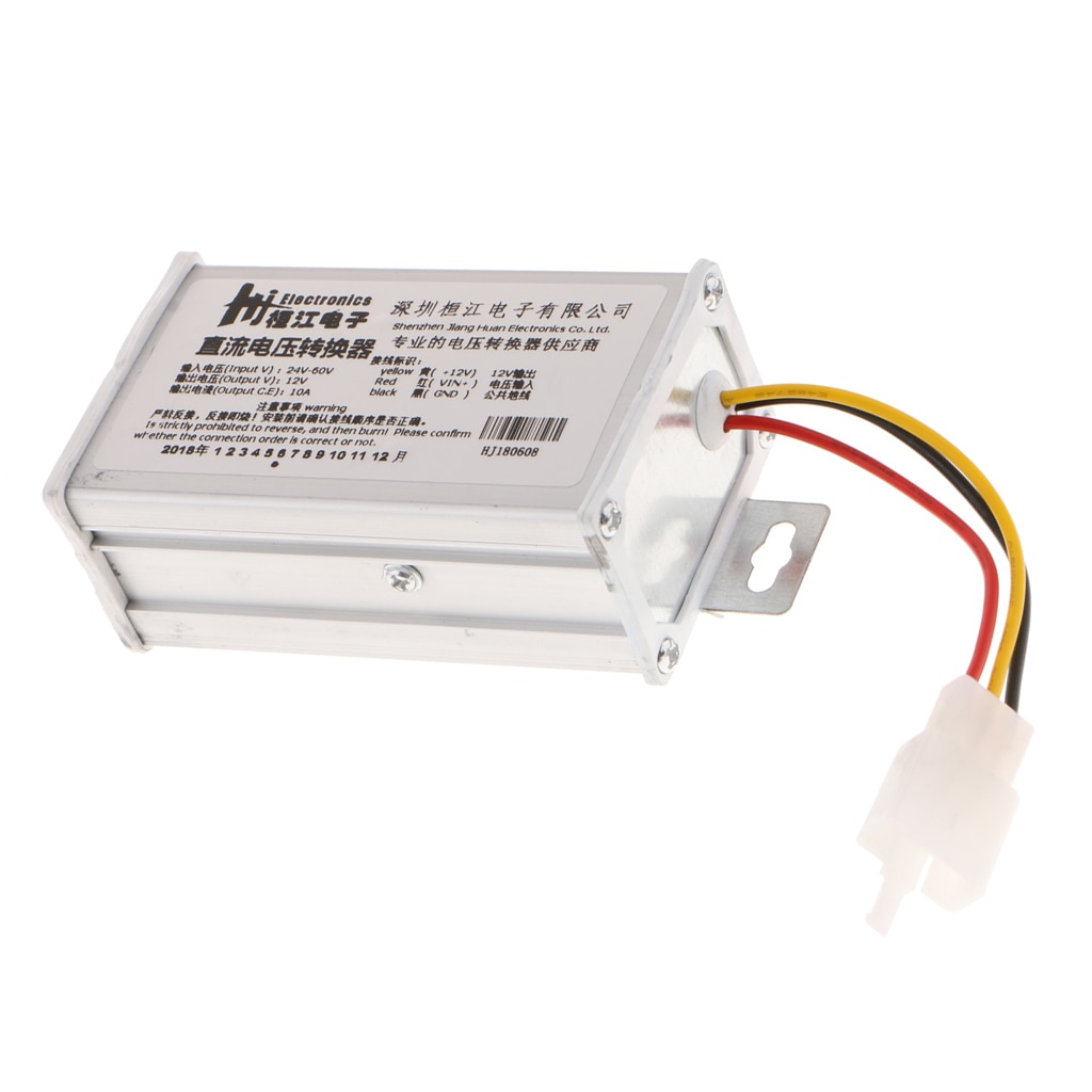 O conversor 24-60 v do volt da c.c. desce à fonte de alimentação conduzida do carro de 12 v 10a/120 w