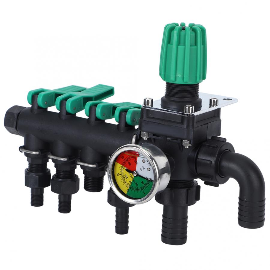 4 Way Water Splitter Agricultural Sprayer Control Valve Accessories for Agriculture Automatic Float Valve Water Level Control
