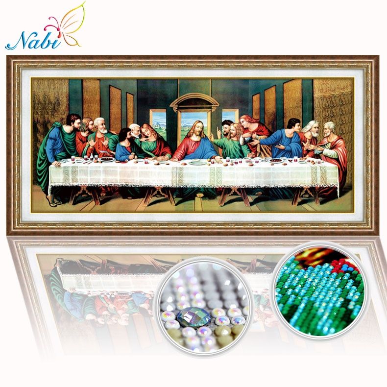 Special Shaped,Diamond Embroidery Painting,Last Supper,Religious,5D Diamond ,Cross Stitch,Wall Decor