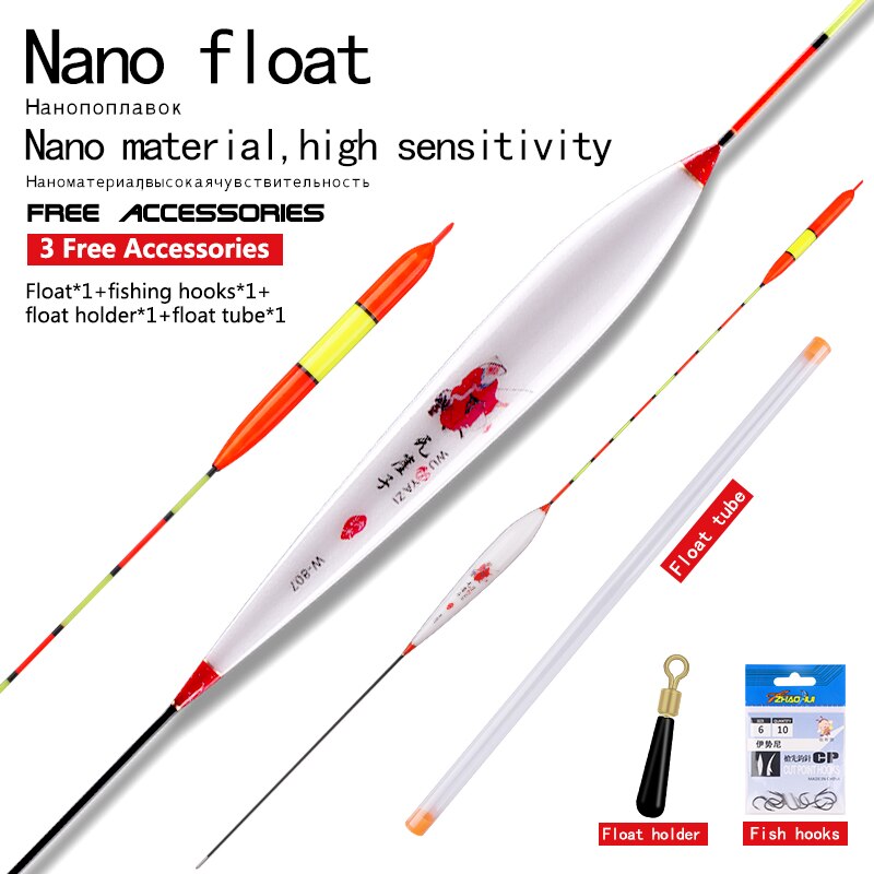 The Floating Old Man Floating Myopia Eye-catching Bold Tail Floating Fishing Buoy Crucian Carp Large Fishing Gear Supplies