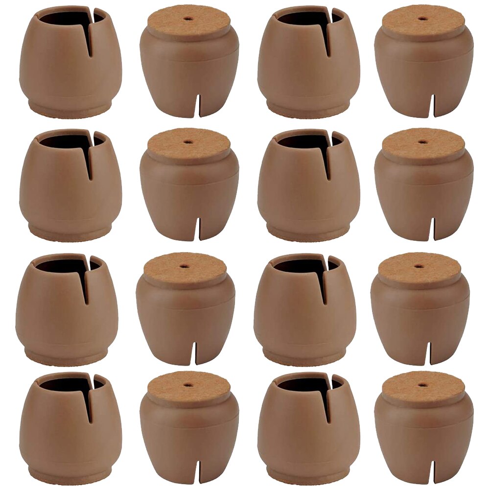 Caps 16Pcs Floor Table Silicone Chair Furniture Protection Leg Caps