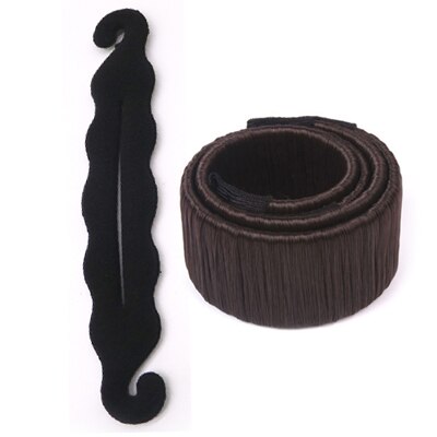 Vrouwen Haar Accessoires Elastische Haarbanden Haar Vlechten Braider Tool Styling Donut Knot Loop Pull Haarspelden Barrette Clips