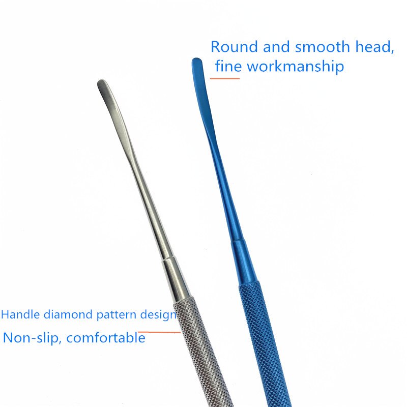 Ophthalmic Double-ended Freer Periosteal Elevator Titanium alloy/ stainless steel Ophthalmic Pet surgical instruments