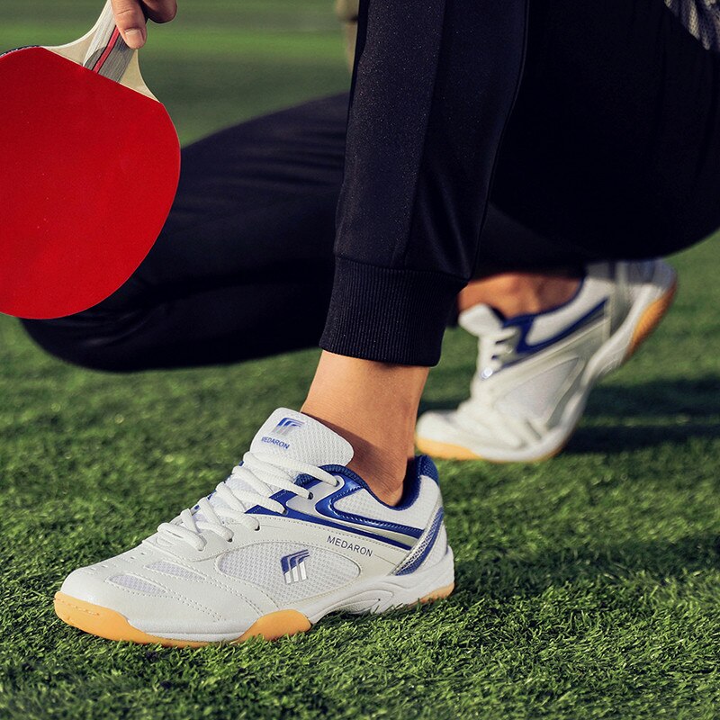 Spring Man Badminton Sneakers Cow Muscle Hard-Wearing Boy Badminton Shoe Brand Tennis Shoes Breathable Indoor Court Mens Shoes