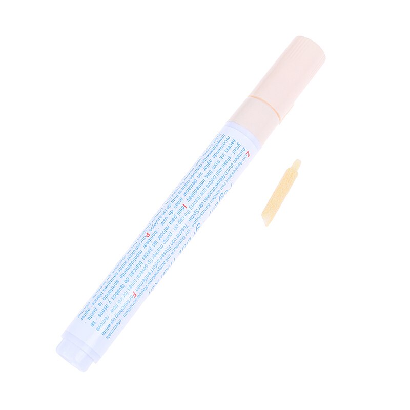 Rotulador de pared impermeable para reparación de azulejos, marcador de lechada de Color Beige para el hogar, sin olor, no tóxico, 1 ud.