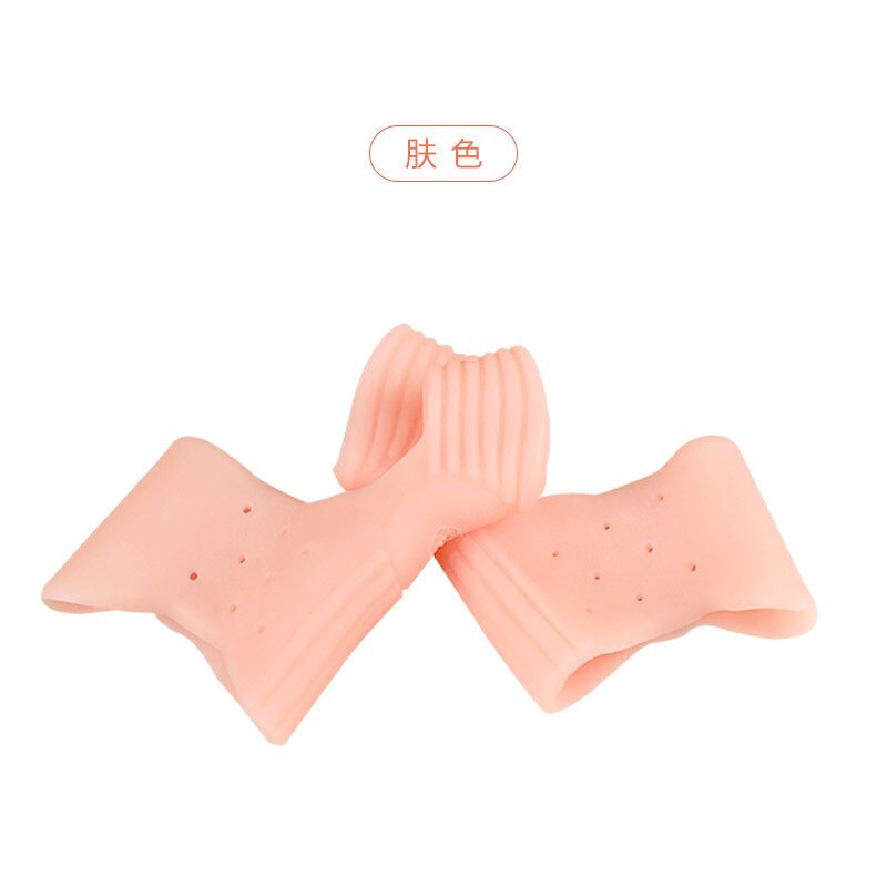 2Pcs Silicone Hallux Valgus Toe Separator Silicone Insoles Toe Overlapping Pain Relieve Spreader Foot Protector Inserts Orthosis