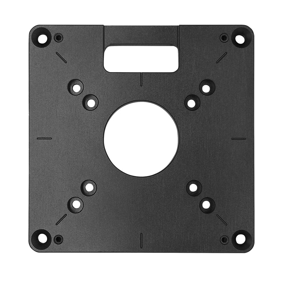 Woodworking Router Table Insert Plate Trimming Machine Flip Board Universal Multi Aluminum Benches Router Table Plate Hand Tool