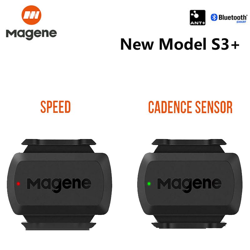 MAGENE S3+ Bicycle Computer Speedometer Dual Sensor USB ANT+ Bluetooth Cadence Cycling Garmin iGPSPORT Zwift Wahoo Bkool