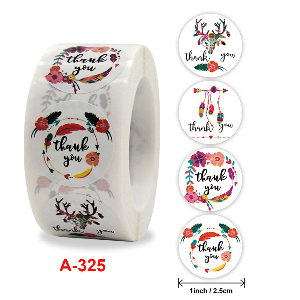 500pcs 6 Styles cute Animals Thank You Stickers fo... – Grandado