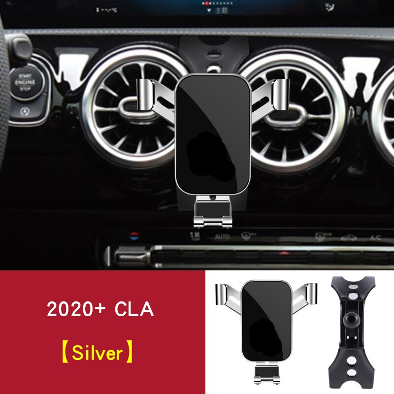 for mercedes cla w117 W118 C117 C118 Accessories cla250 Phone holder interior Air Vent Navigation bracket: W118 C118 Silver
