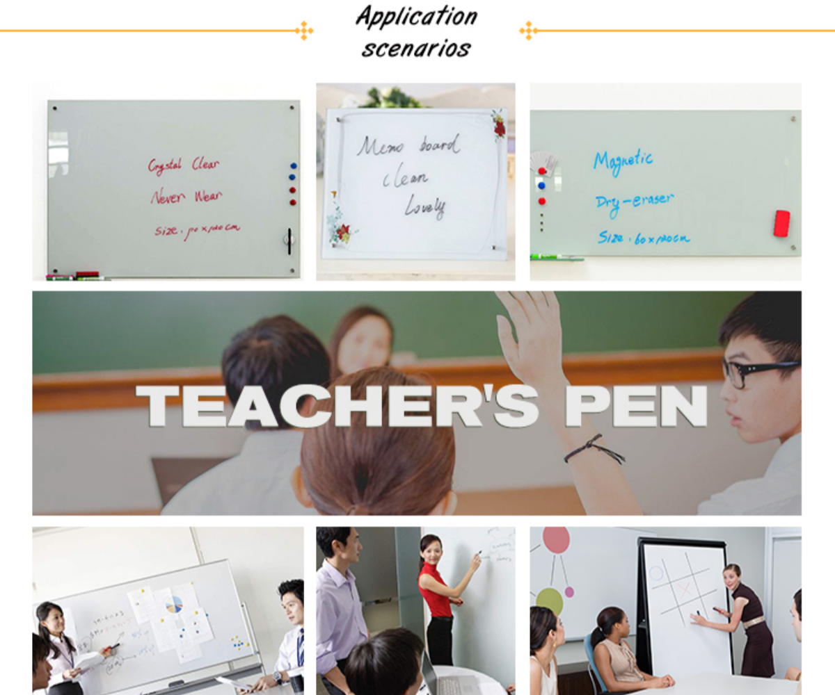 Uitwisbare Whiteboard Marker Pen Droog Wissen Schoolbord Marker Zwart/Blauw/Groen/Rood Krijt Glas Kantoor school Art Marker