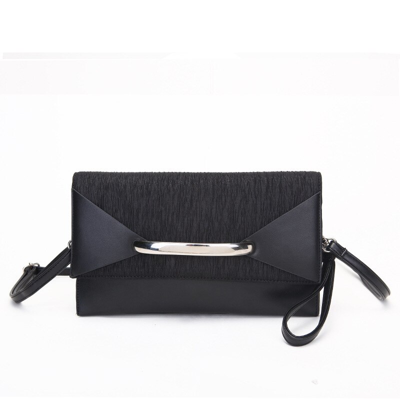 Vrouwen Tas Pure Kleur Envelop Handtas Clutch Bag Mode Enkele Schouder Kruis Tas