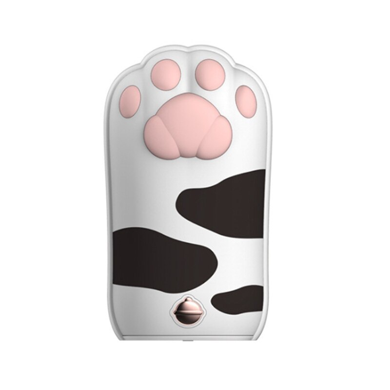 Aquecedor de mão da garra do gato, banco de potência do uso duplo, bolso portátil bonito mini para amantes da menina, aquecedor do bebê: A