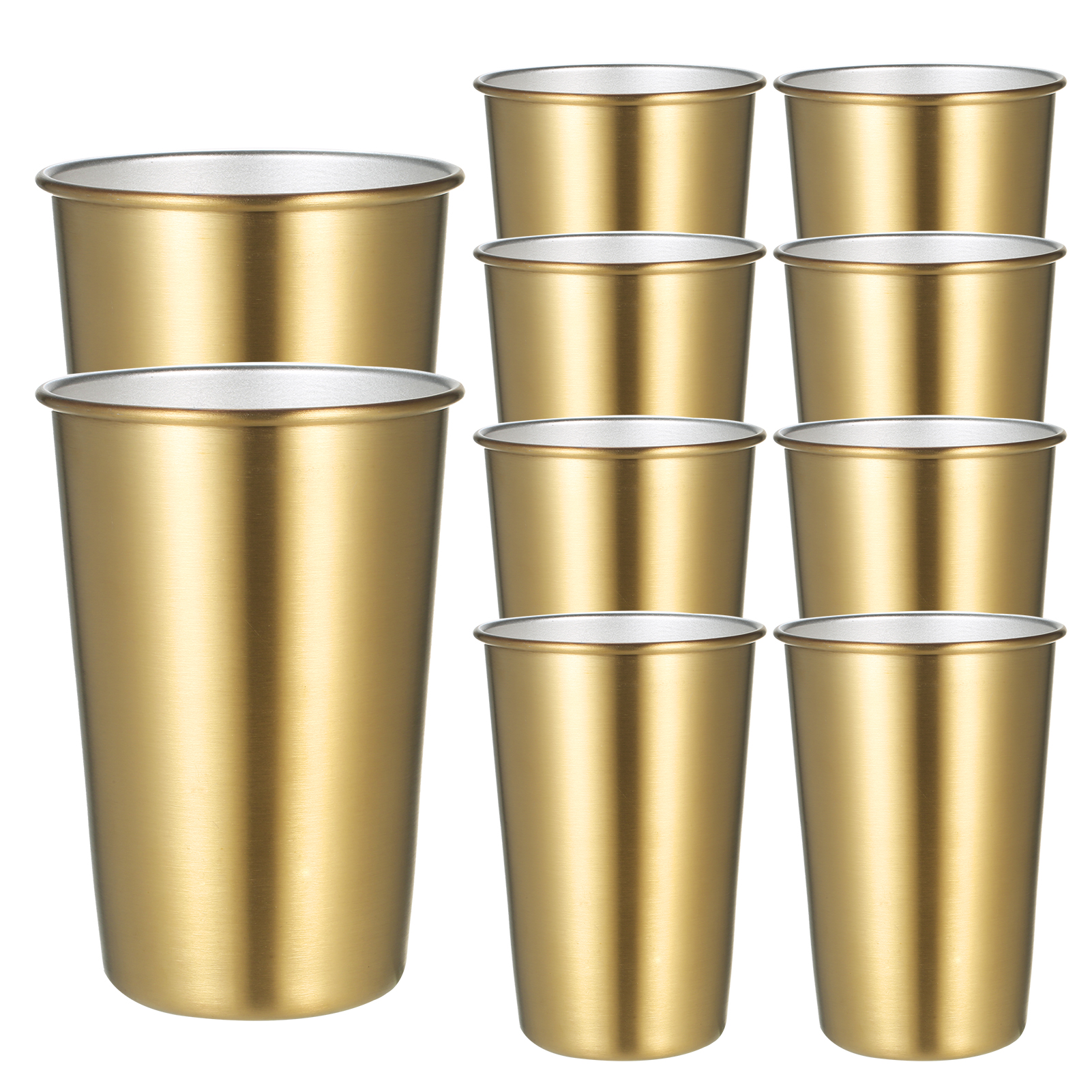 Tasse à café en acier inoxydable de 100ML, pour Bar, fête, en métal coloré, à large bouche, résistante au froid et à la chaleur: G-10