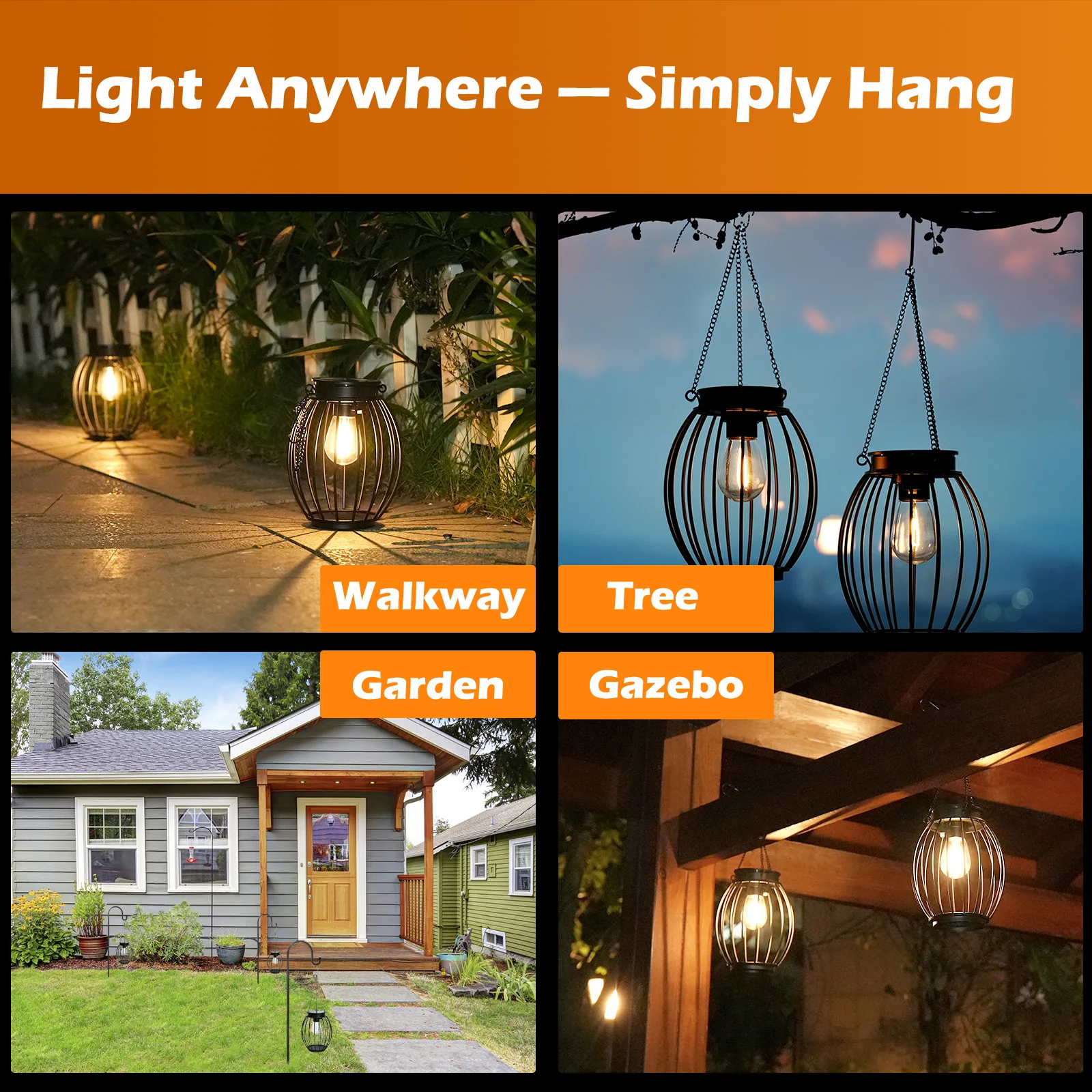 Led Solar Light LED-lamp Waterdichte warme lamp Wandlampen voor buiten Tuin Outdoor Decor Nachtlampje Solar Lampverlichting
