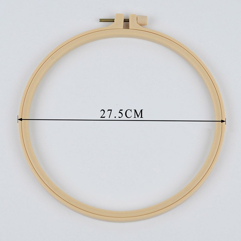 Anneaux en bois réglables, cadre de Tambour, cerceaux de broderie en bambou/métal, fournitures de broderie, Portable, 1 pièce: 27.5cm