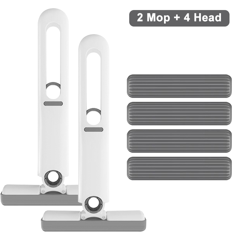 Mini Mop Draagbare Zelf Knijp Kleine Mops Zelfwringende Mop Sterke Absorberende Spons Mops Bureau Venster Auto Schoon Gereedschap: Bruin