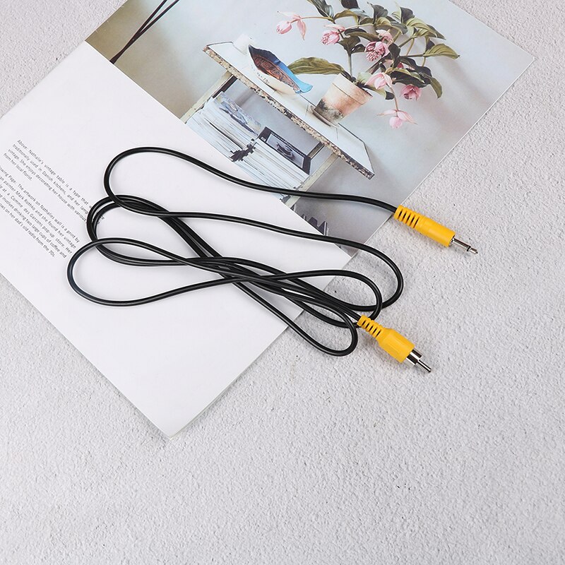 3.5mm 1/8" Mono Male Plug To Single Rca Male Audio Video Cable Adapter Cord 1.5M