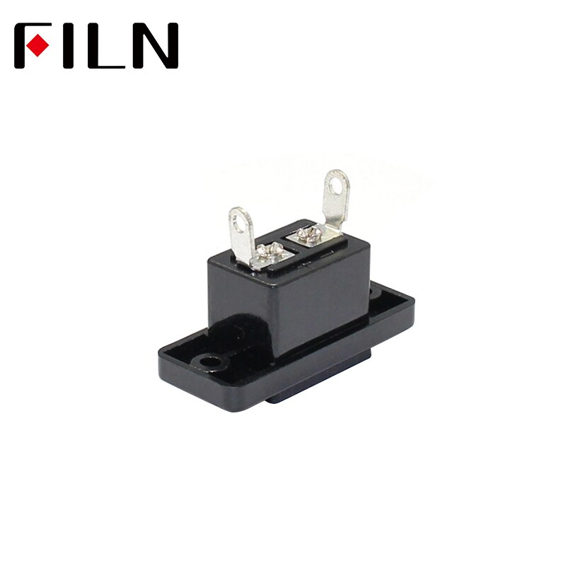 AC-15 AC 250V 2.5A IEC320 C8 Male 2 Pins Power Inlet Socket Panel Embedded