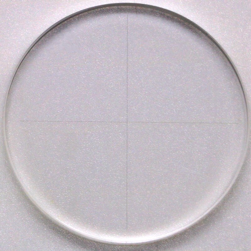 Reticle Eyepiece Micrometer Graticule Scale Calibration Slide Cross Line for Microscope Telescope and Other Ocular Instrument