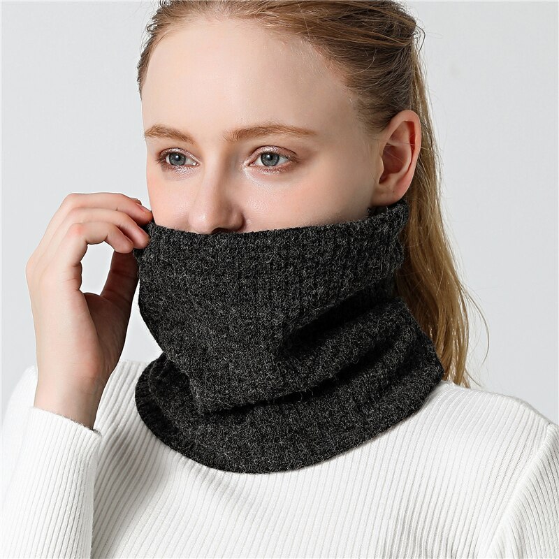 hiver femmes écharpe tricot foulard dame foulards anneau femme foulard cachemire imitation peluche hommes masque col écharpes