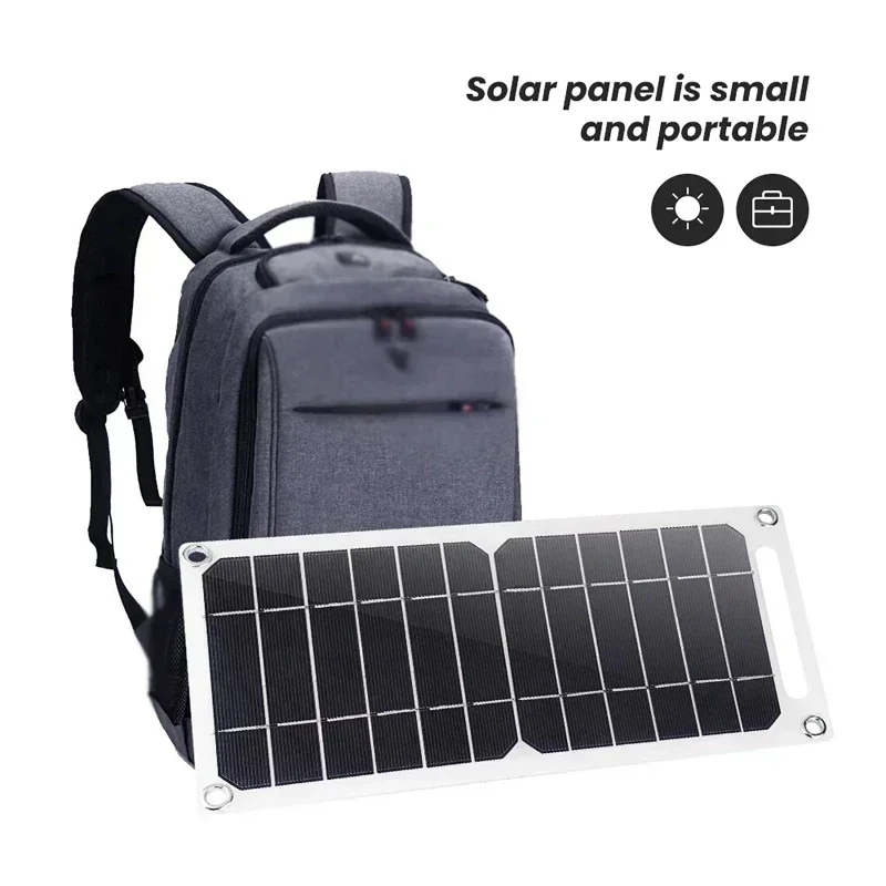 Przenośny panel słoneczny sunpower 5v z bezpieczną ładowarką usb do telefonu 35 powerbankiem, do użytku na kempingu, w domu i w kamperze