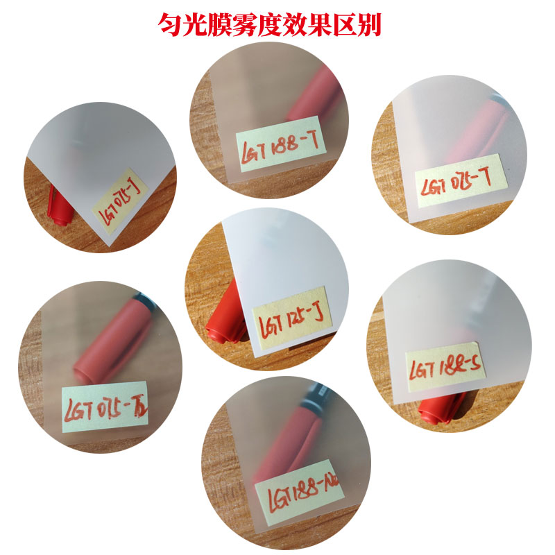 Ultra-thin Diffuser Film LCD Backlight Light Guide Film Display Device Uniform Film Self-adhesive Uniform Film 300mmx210mm