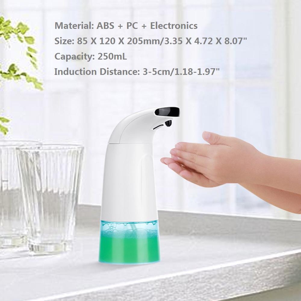 Touchless Bathroom Dispenser Smart Sensor Liquid Soap Dispenser Intelligent Induction Foam Dispenser Touchless Hand Sanitizer: B