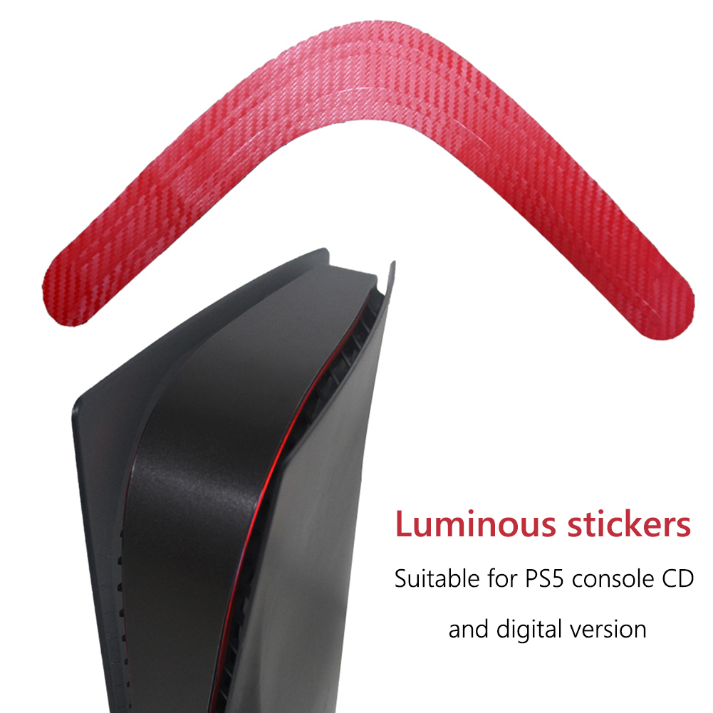 DIY Handmade LED Light Strip Luminous Sticker for Playstation 5 PS5 Console Disk Edition &amp; Digital Edition Host Light Bar Decal