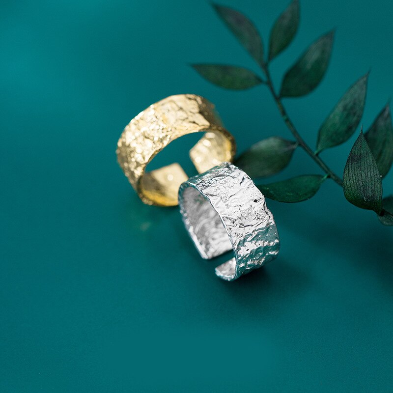 Böhmischen Trendy Silber Farbe Geometrische Unregelmäßige Ringe Für Frauen Mädchen Öffnen Retro Antike Ringe Hochzeit Schmuck